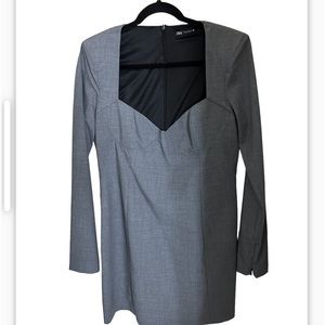 Zara grey mini dress size XL never worn